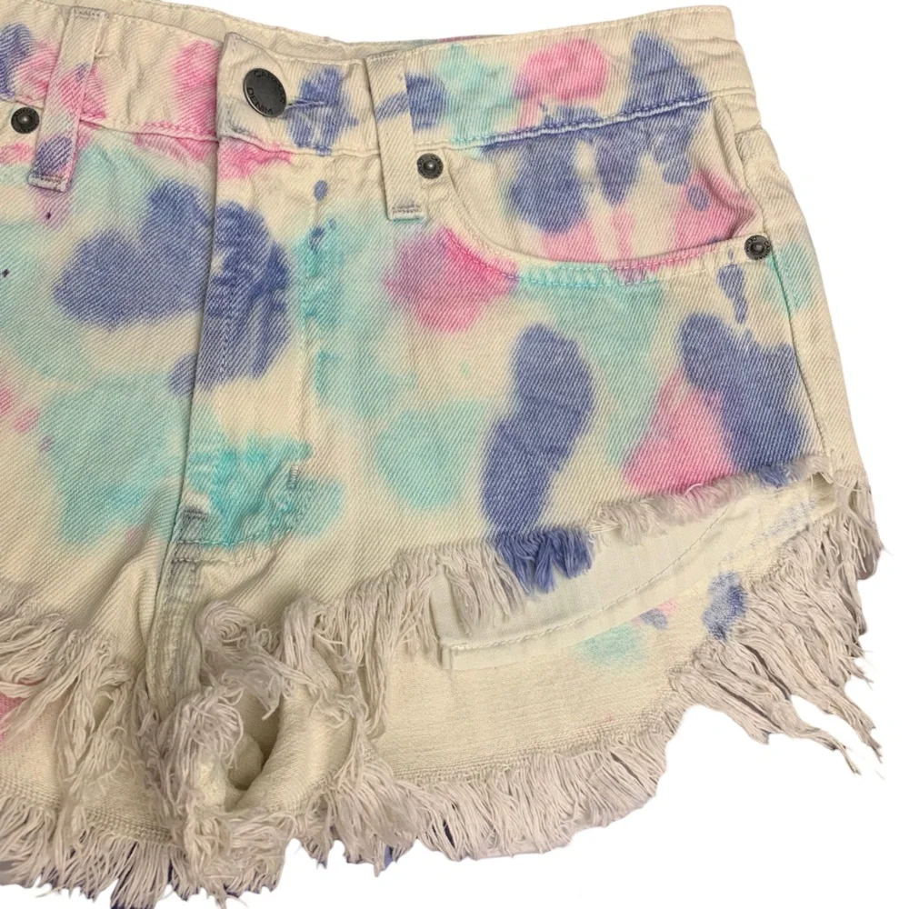 Carmar Tie Dye Cut Off Shorts